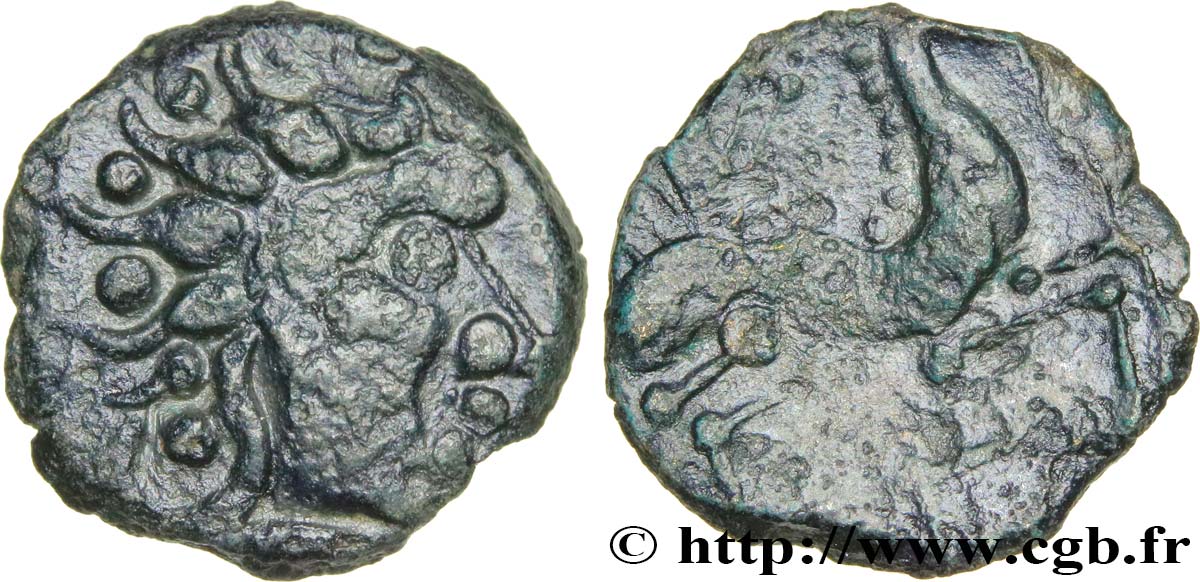 GALLIA - CARNUTES (Regione della Beauce) Bronze au pégase q.BB