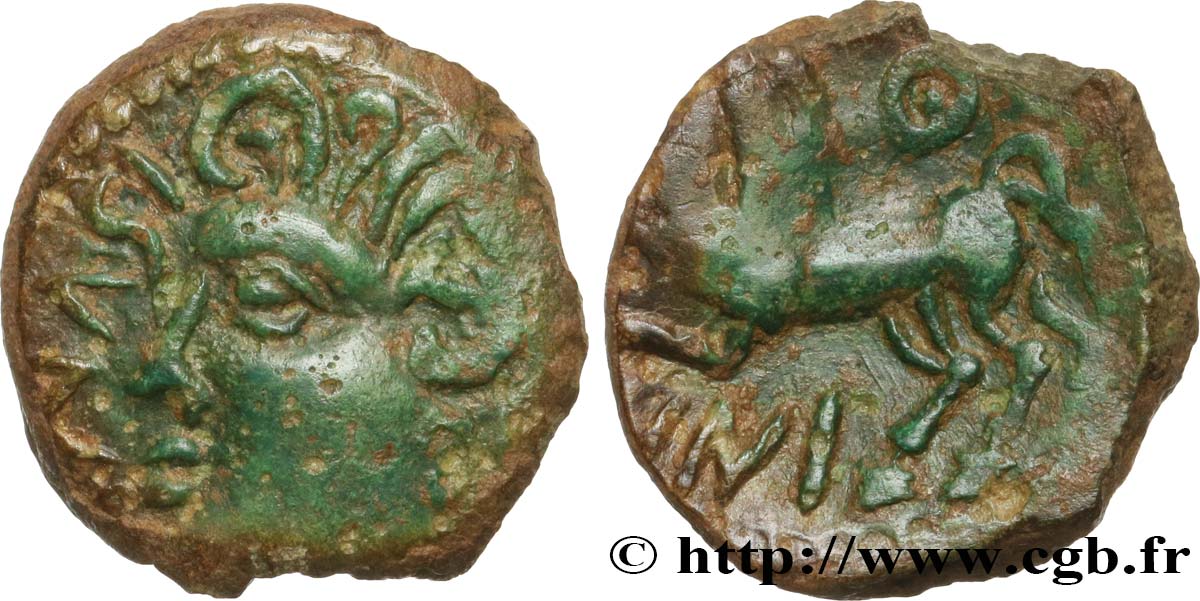 GALLIA - BITURIGES CUBI (Regione di Bourges) Bronze ISVNIS BB