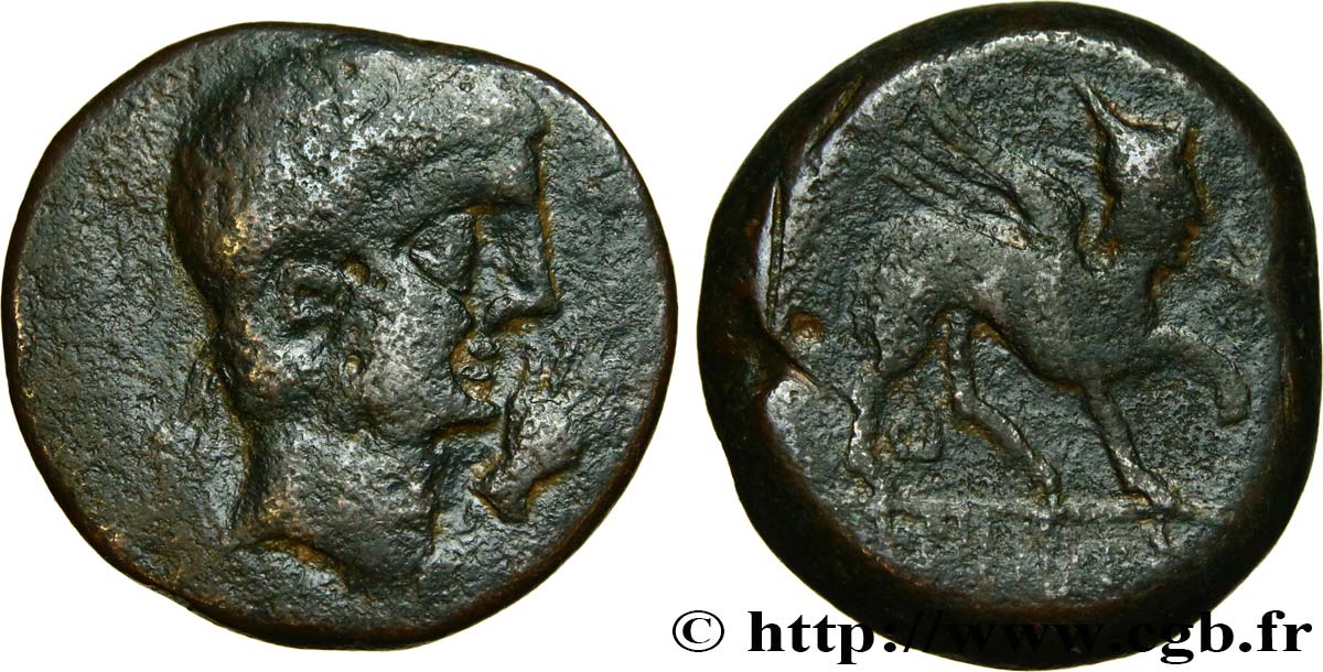 HISPANIA - IBERICO - CASTULO/KASTILO (Province of Jaen/Calzona) Unité de bronze ou as VF
