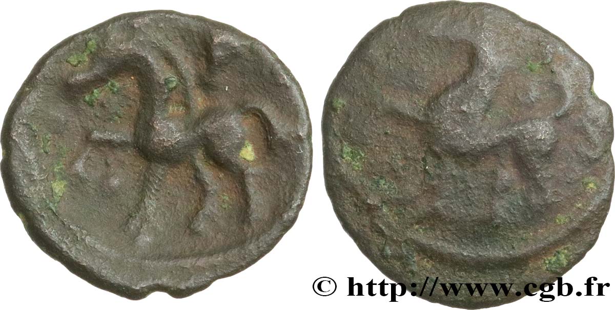 GALLIA BELGICA - AMBIANI (Regione di Amiens) Bronze VOCIICA q.BB