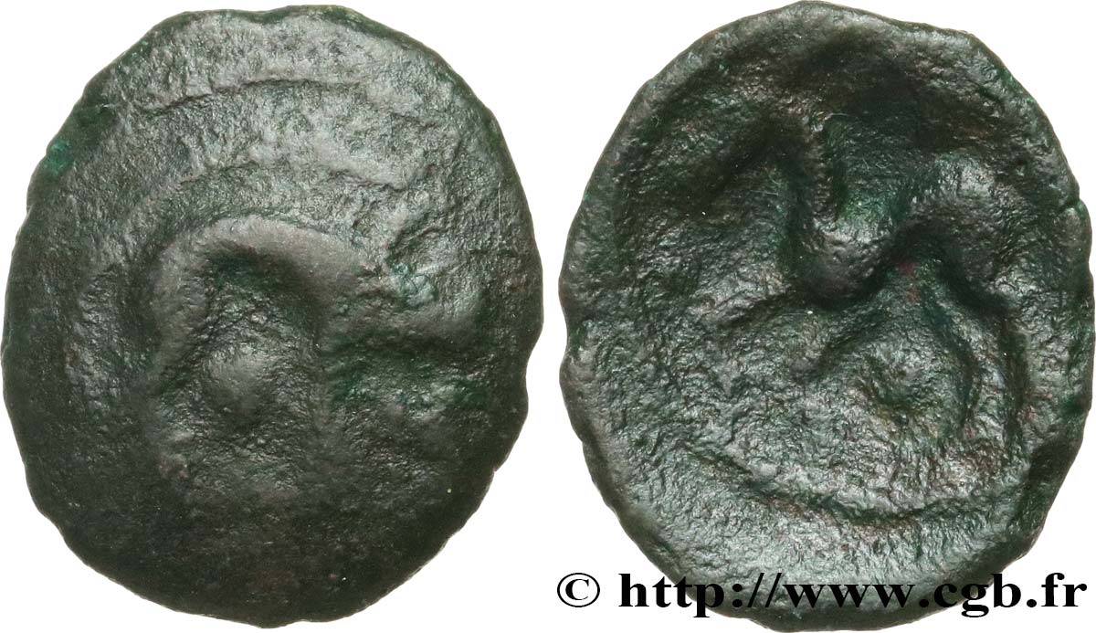 AMBIANI (Area of Amiens) Bronze au sanglier et au cheval, “type des dépôts d’Amiens” VF