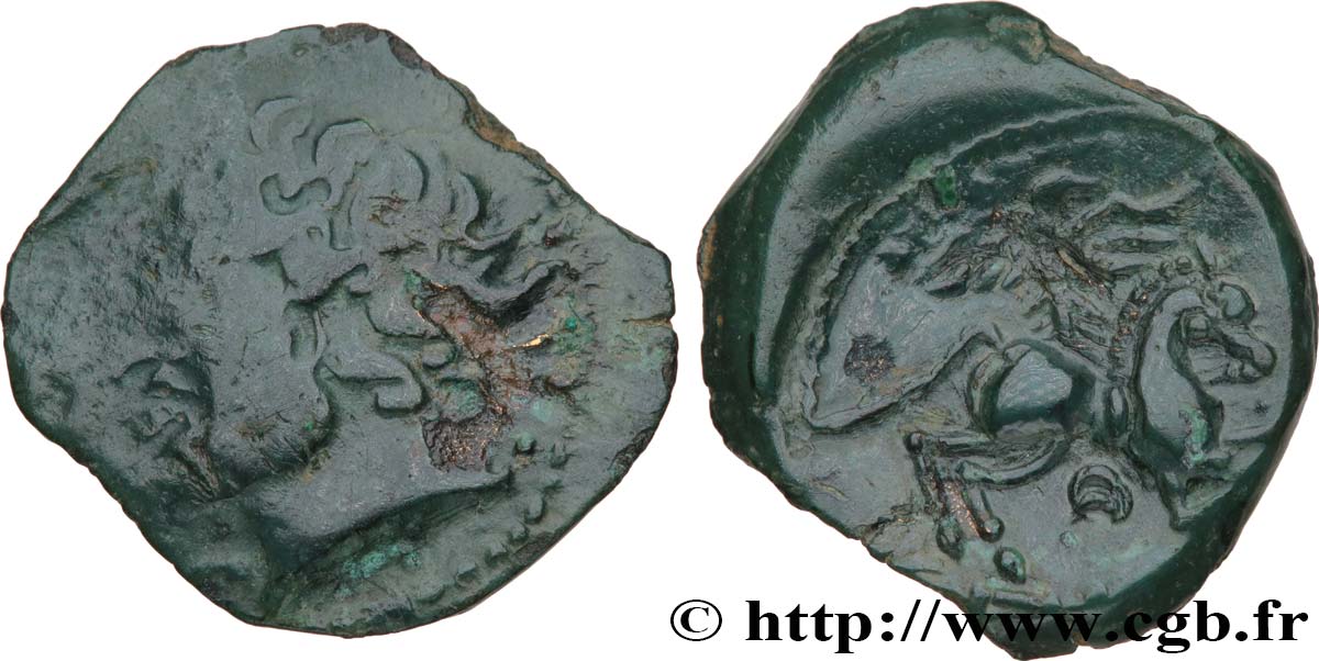 GALLIA BELGICA - MELDI (Regione di Meaux) Bronze EPENOS q.BB/q.SPL