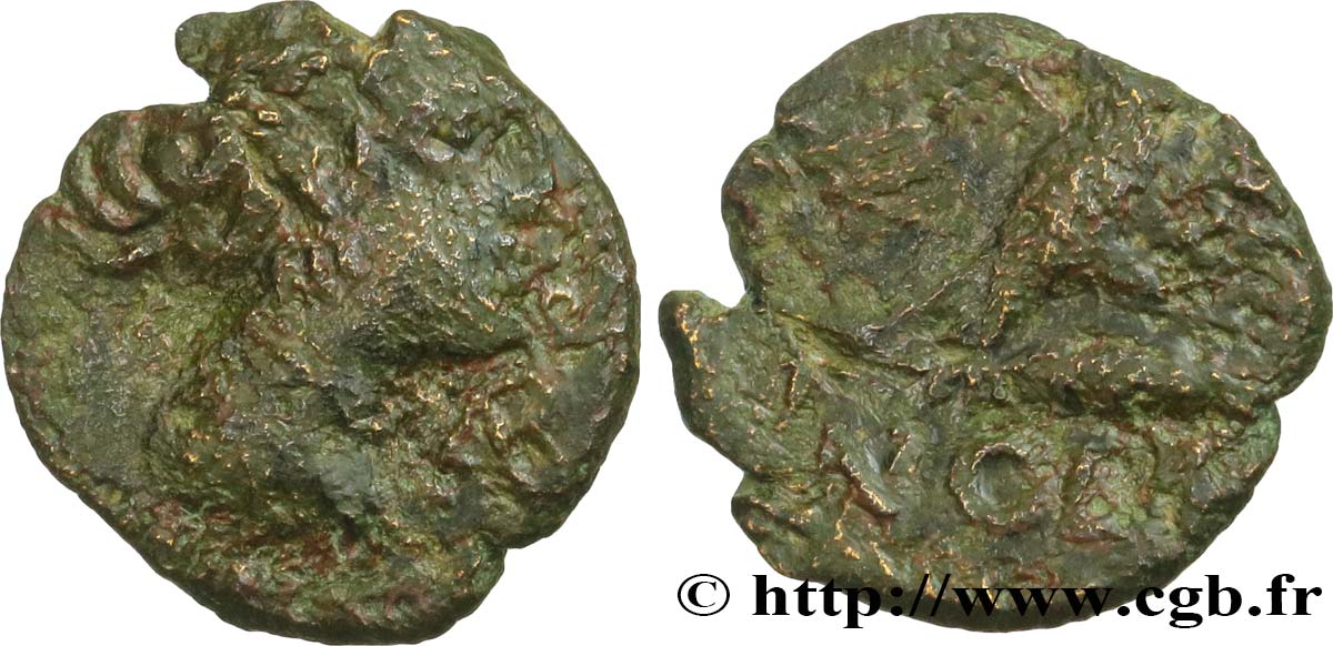 GALLIA - SUDOVESTE DE GALLIA - VOLCÆ ARECOMICI (Regione di Nima) Bronze AR / VOLC, à l aigle q.BB