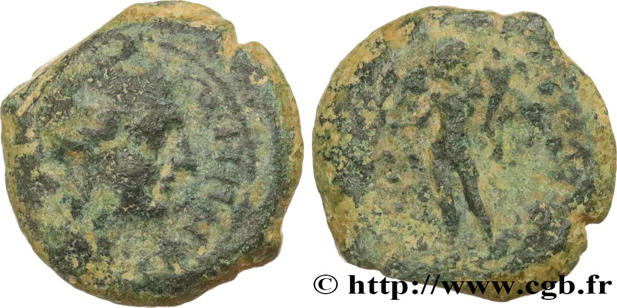 HISPANIA - CORDUBA (Province of Cordoue) Demie unité de bronze ou quadrans fSS