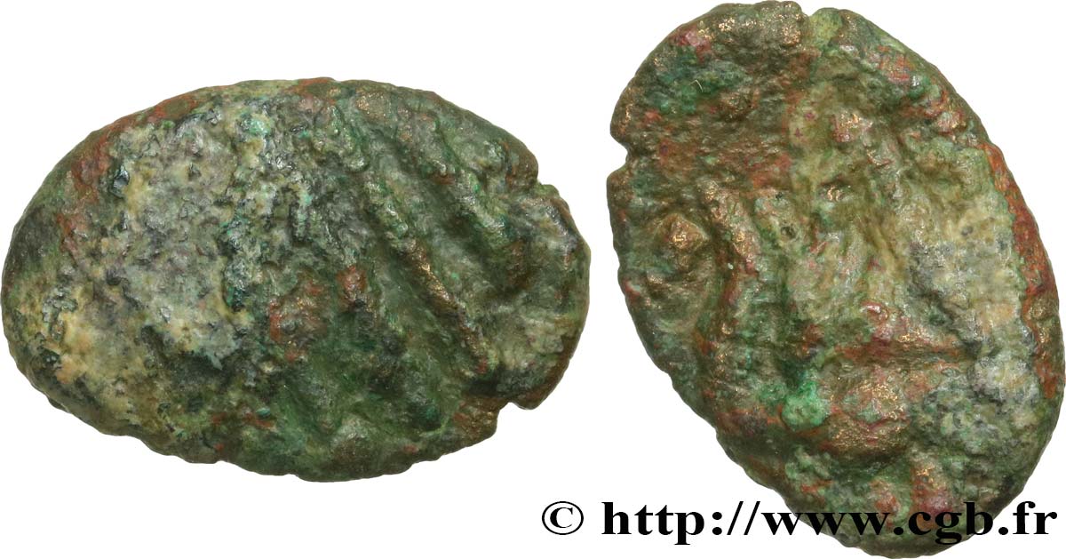 GALLIA BELGICA - REMI (Región de Reims) Statère de bronze à l œil BC