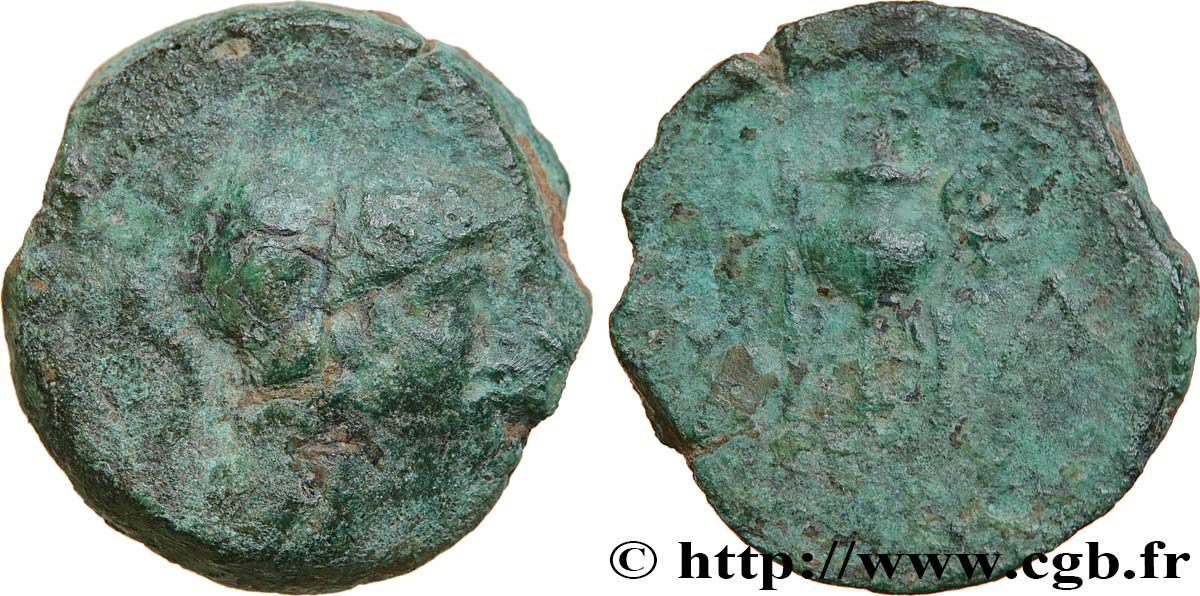 MASSALIEN - MARSEILLES Bronze au trépied (hémiobole), sans différent fSS