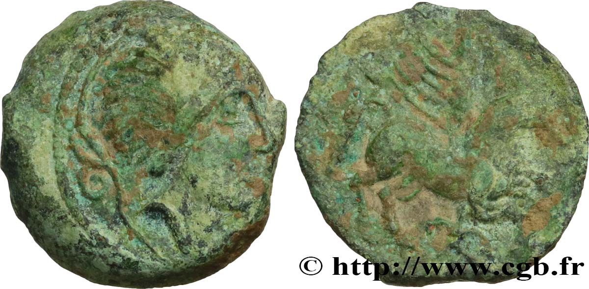 GALLIA - CARNUTES (Regione della Beauce) Bronze PIXTILOS classe VI au griffon courant q.BB