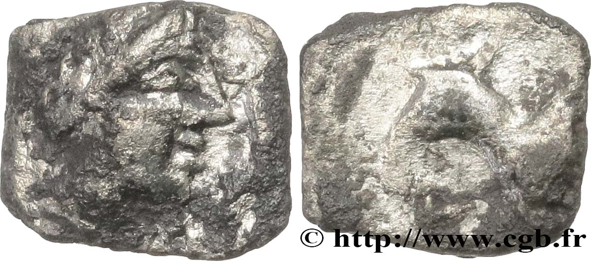 GALLIEN - NEDENES (oppidum des Montlaures) Obole au cheval retourné fSS