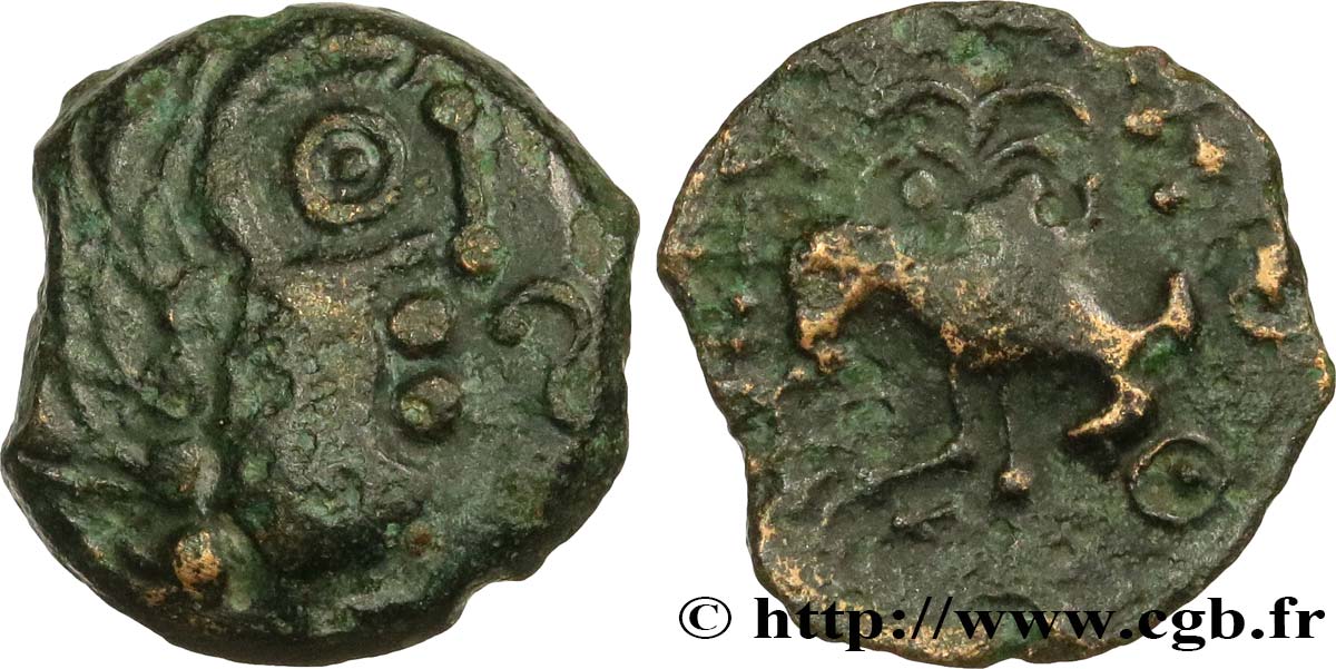 SÉNONS (région de Sens) Bronze YLLYCCI à l’oiseau, classe VI TB+