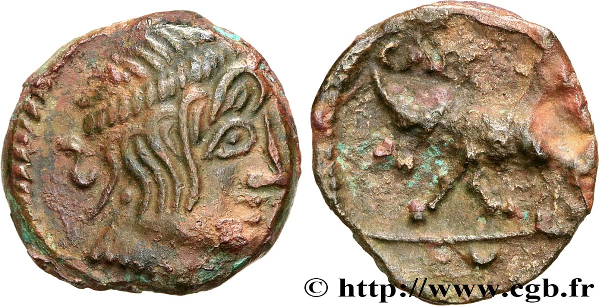 GALLIA - MID-WEST, UNSPECIFIED Bronze CABALLOS XF/VF