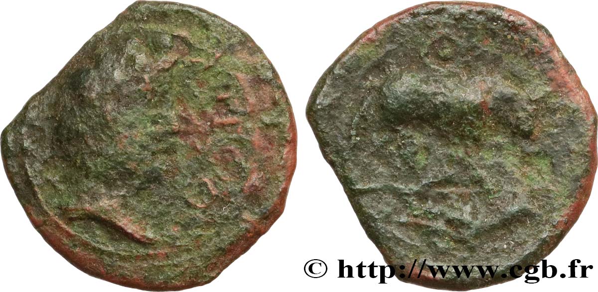 GALLIA - SANTONES / CENTROOESTE - Inciertas Bronze ATECTORI (quadrans) BC