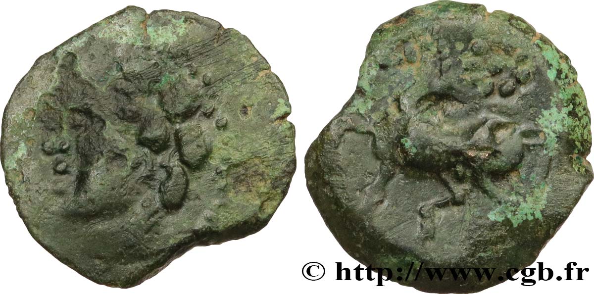 GALLIA - ARVERNI (Area of Clermont-Ferrand) Bronze ROAC, DT. 3716 et 2613 VF