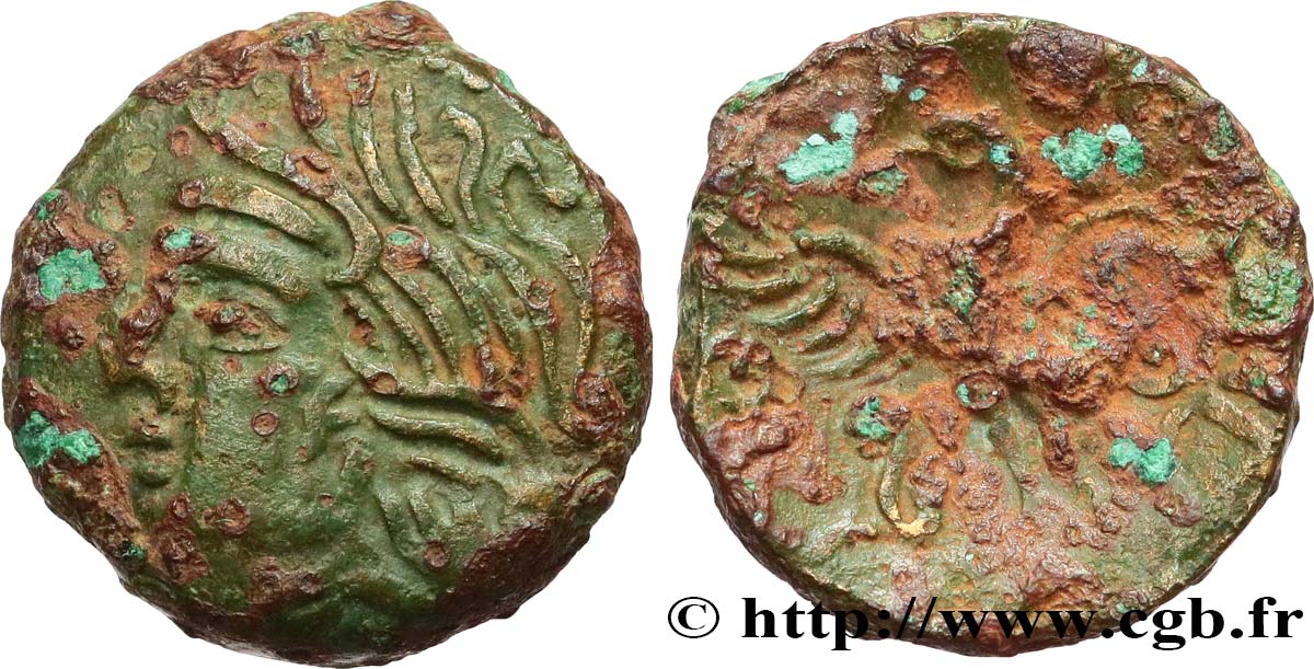 GALLIEN - CARNUTES (Region die Beauce) Bronze à l’aigle fSS