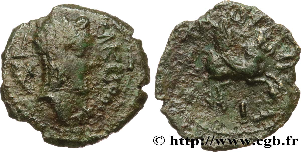 GALLIA - CARNUTES (Región de la Beauce) Bronze TASGIITIOS au pégase BC+