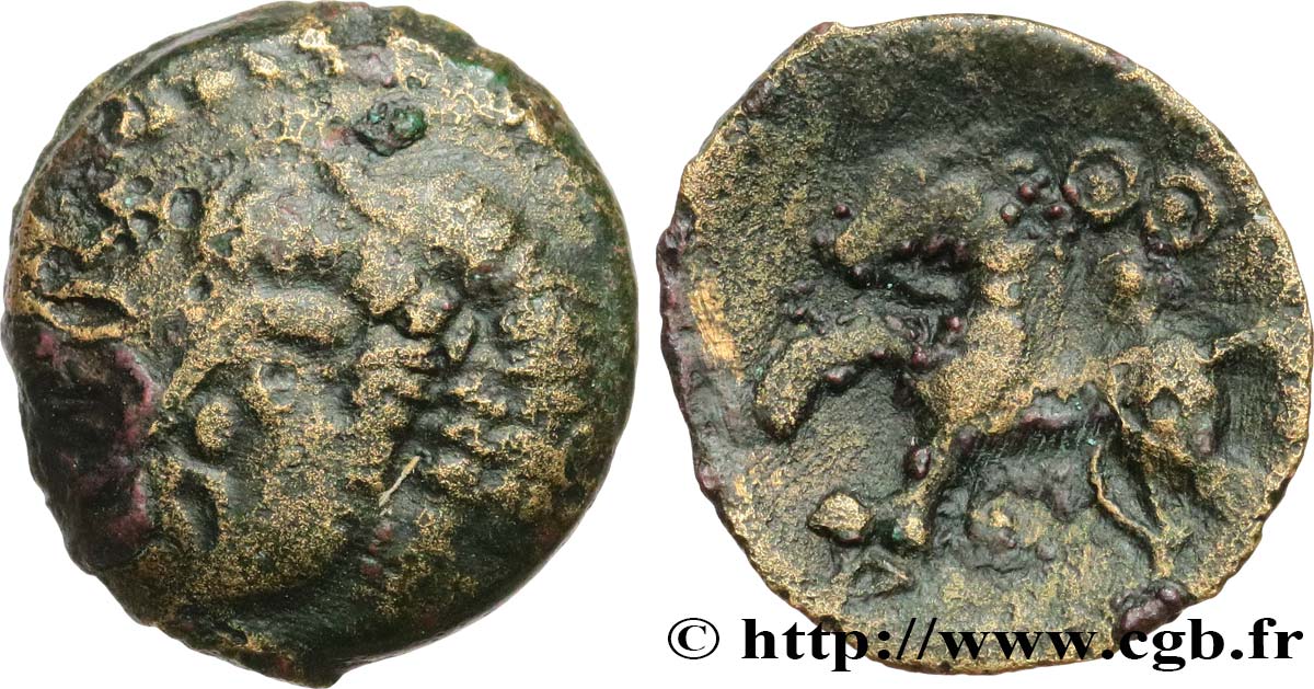 GALLIA BELGICA - MELDI (Regione di Meaux) Bronze ROVECA, classe IIIb q.BB
