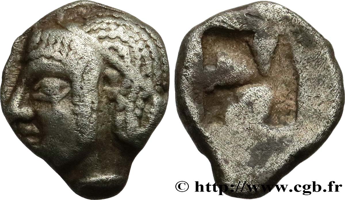MASSALIA - MARSEILLE Litra du type du trésor d Auriol à la tête d Artémis AU