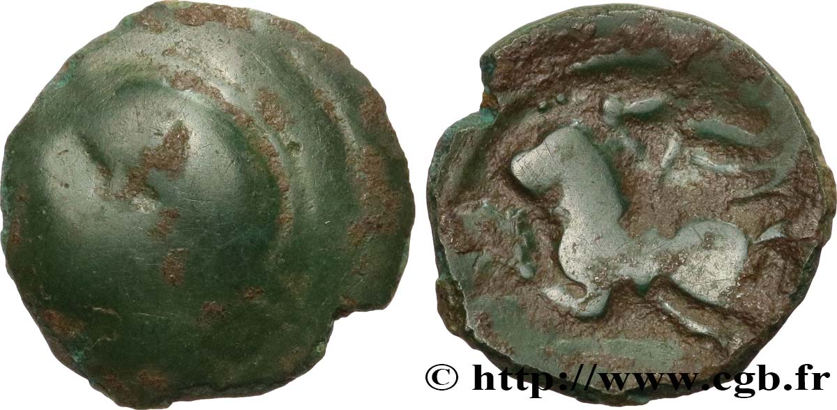 GALLIA BELGICA - SUESSIONES (Regione de Soissons) Bronze CRICIRV B/MB