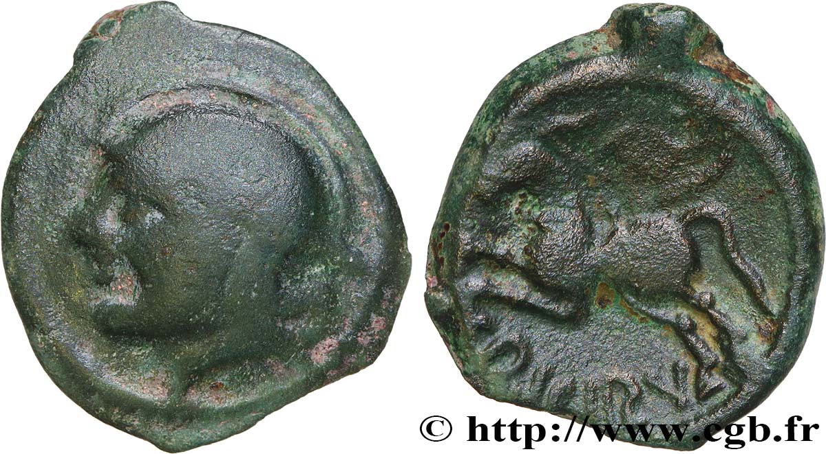 GALLIA BELGICA - SUESSIONES (Región de Soissons) Bronze CRICIRV BC/MBC