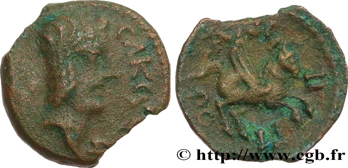 GALLIA - CARNUTES (Regione della Beauce) Bronze TASGIITIOS au pégase q.BB
