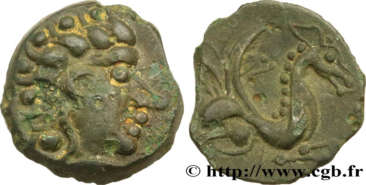 GALLIA - CARNUTES (Beauce area) Bronze au pégase AU/AU