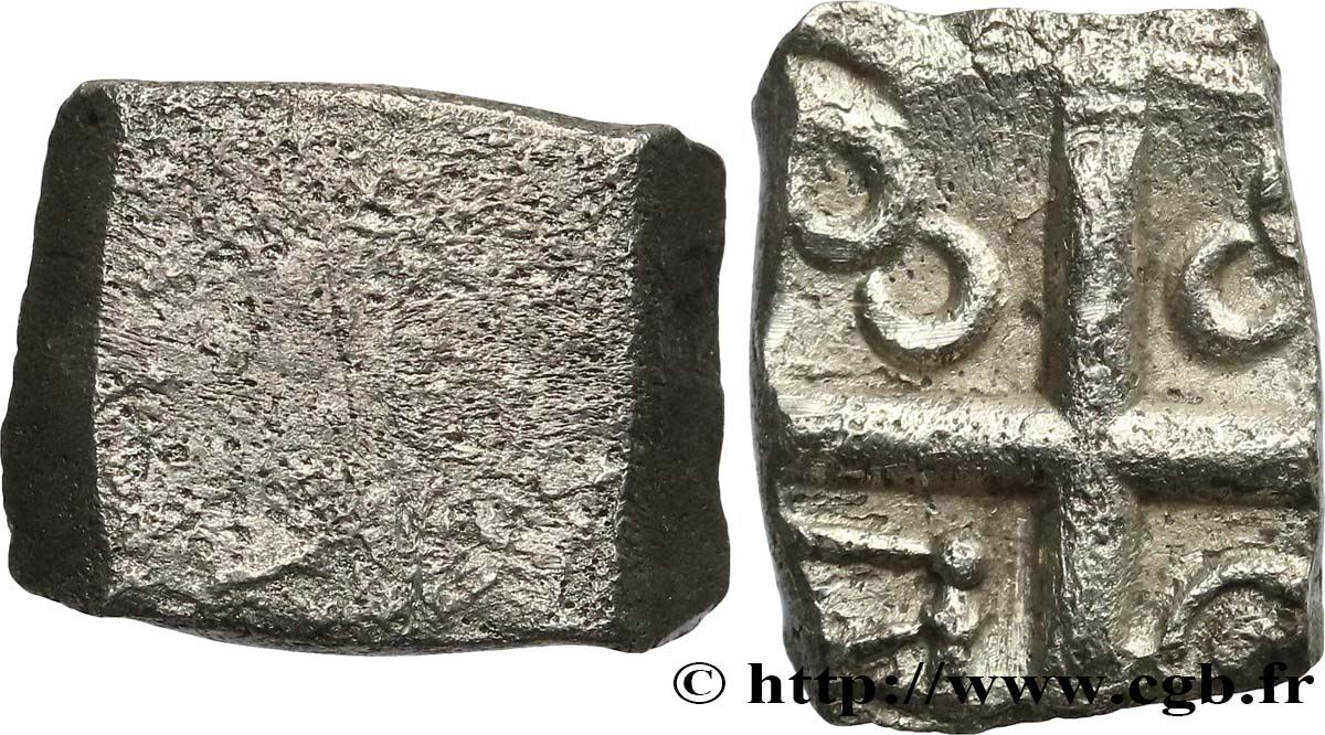 GALLIA - SUDOESTE DE LA GALLIA - CADURCI (Región de Cahors) Drachme aux motifs géométriques, S. 258, 391 BC/MBC