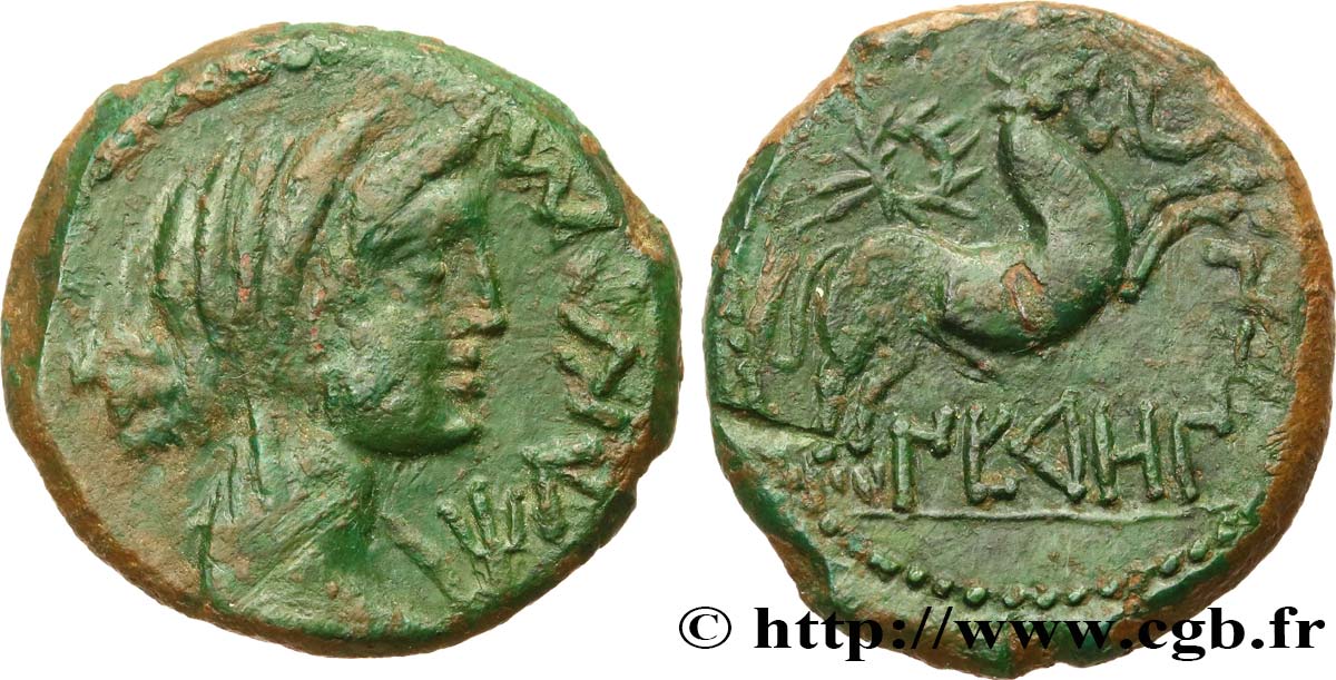 GALLIA - NEDENES (oppidum of Montlaures) Unité ou bronze au taureau AU