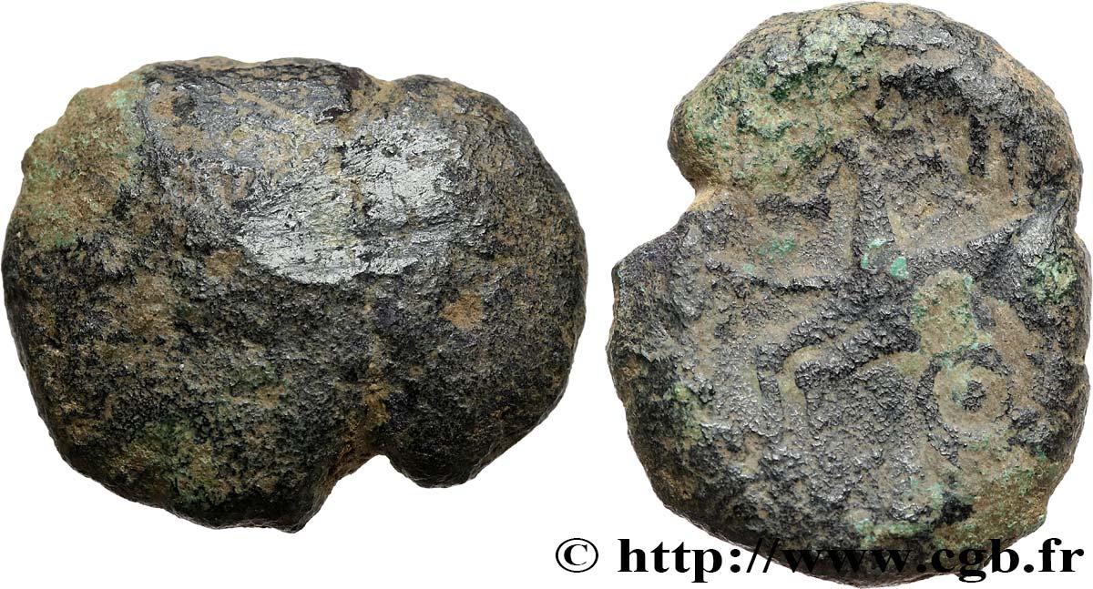 CENTRE-EASTERN, UNSPECIFIED Bronze au Cheval VG/VF