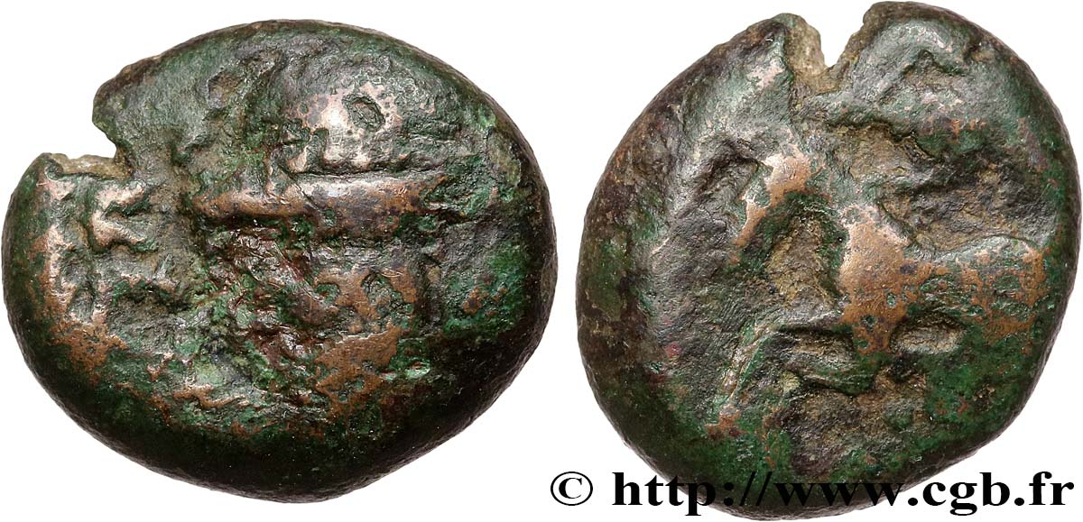 GALLIA BELGICA - LEUCI (Regione di Toul) Bronze MATVGIINOS q.MB