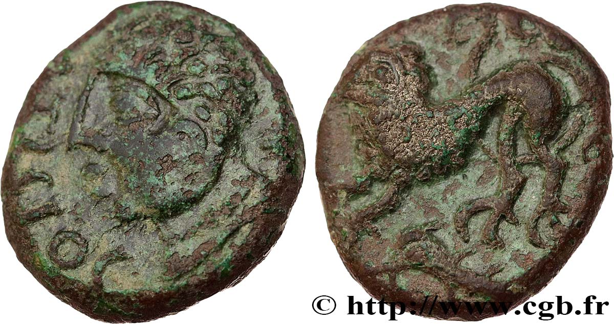 GALLIEN - BELGICA - REMI (Region die Reims) Bronze ATISIOS REMOS, classe I fVZ