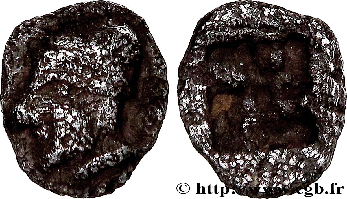 MASSALIA - MARSEILLE Tartémorion ou 1/4 d’obole du trésor d’Auriol  XF