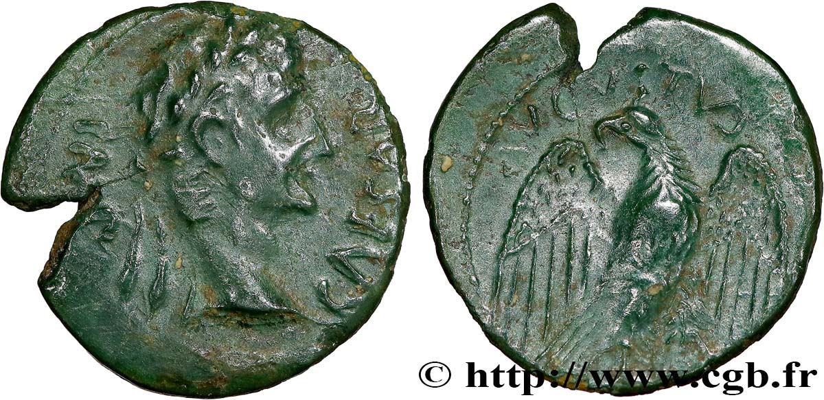 CENTER, UNSPECIFIED Bronze à l aigle (semis ou quadrans), imitation XF/AU