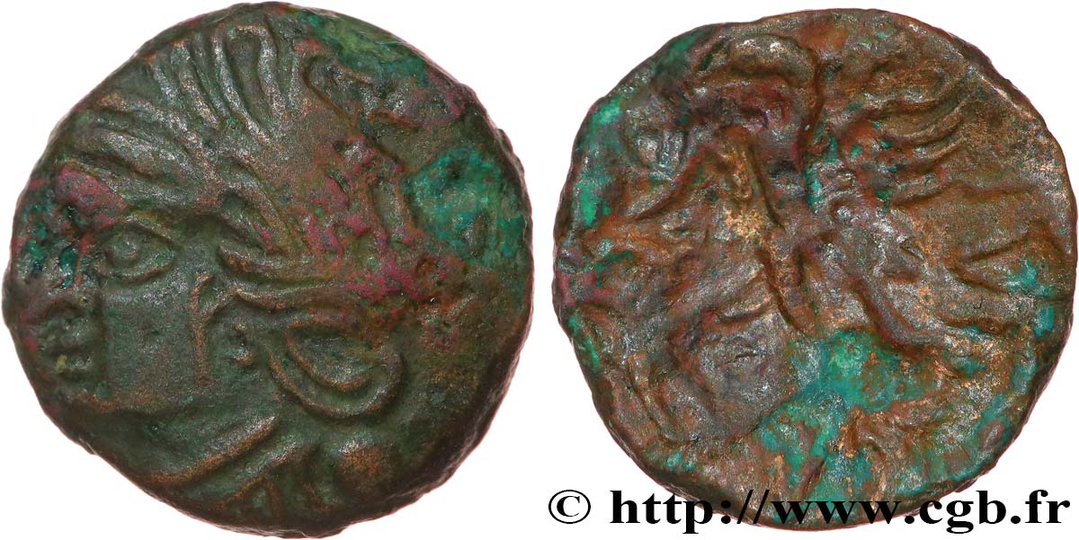 GALLIA - CARNUTES (Beauce area) Bronze à l’aigle XF/VF