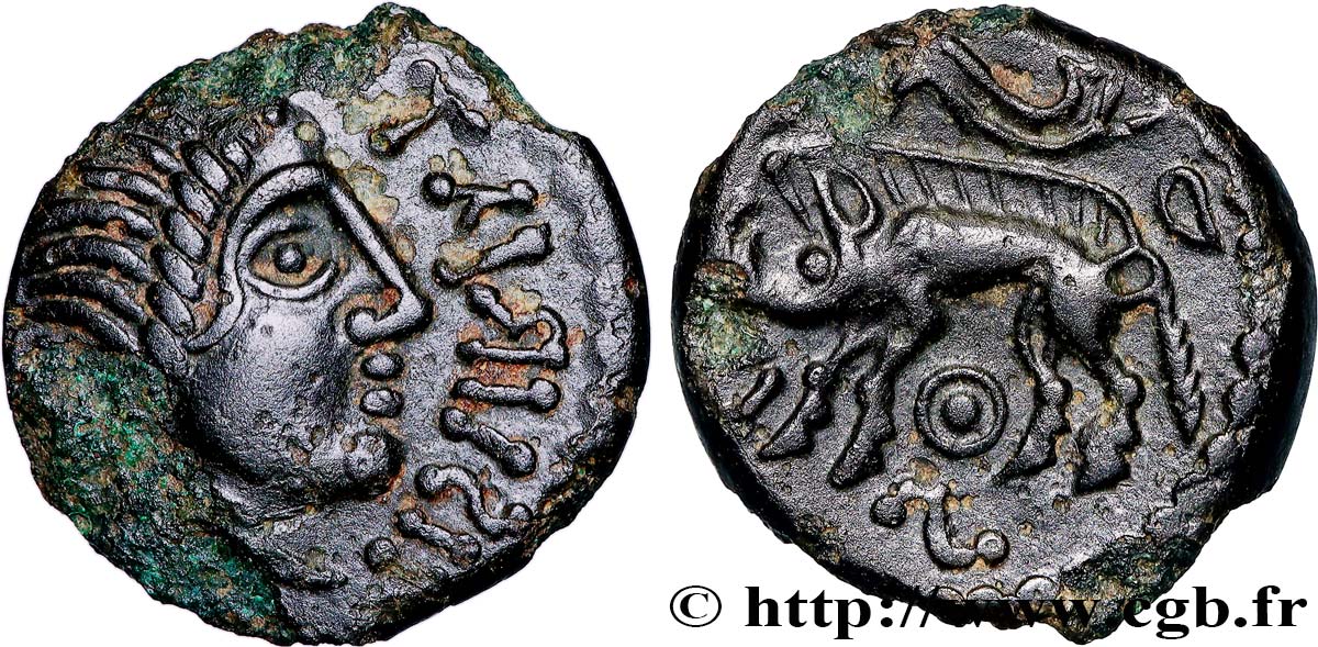 VÉLIOCASSES (Région du Vexin normand) Bronze TARVSIS (ou STRATOS) SUP