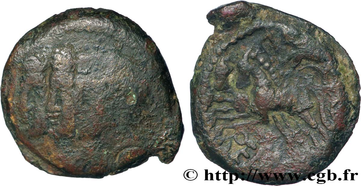 GALLIA BELGICA - REMI (Regione di Reims) Bronze REMO/REMO q.MB/MB