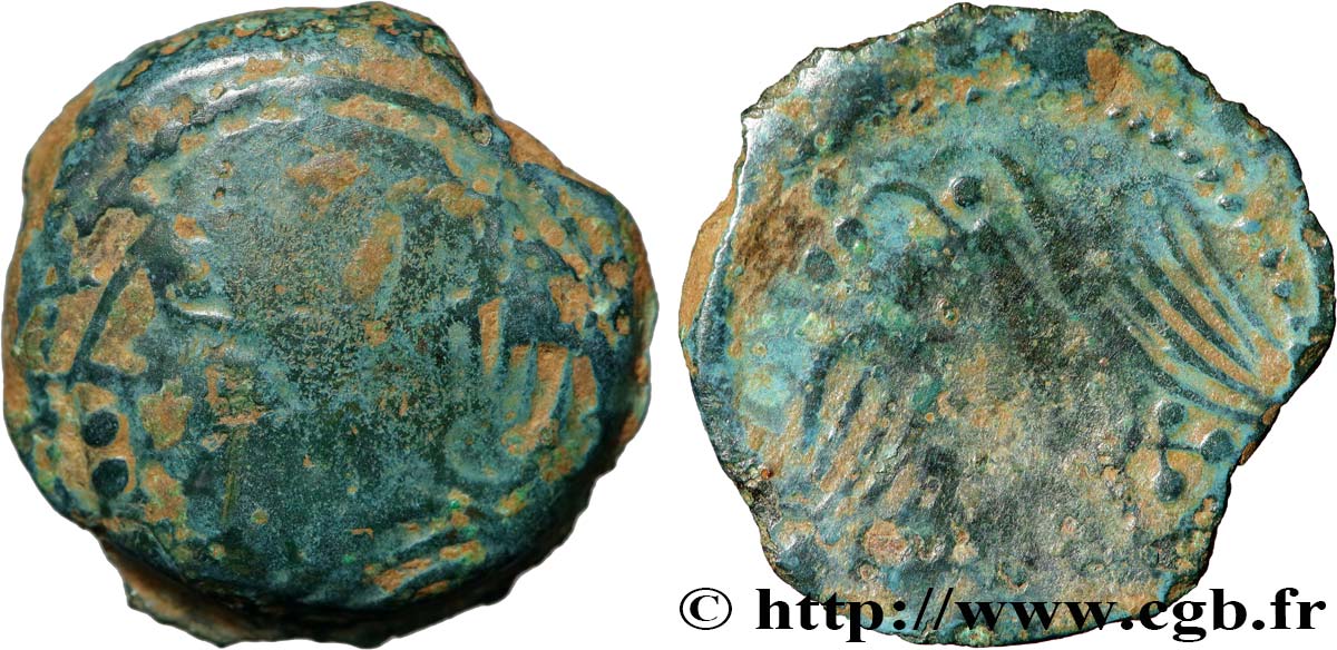 GALLIA - CARNUTES (Regione della Beauce) Bronze à l’aigle q.BB