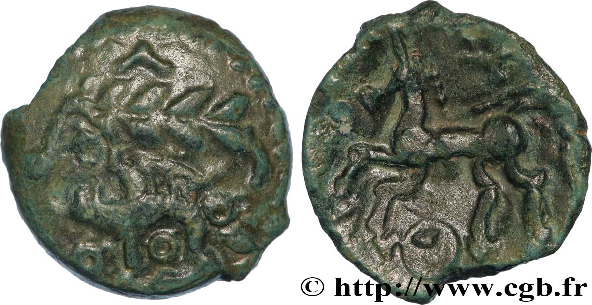 GALLIA - AULERCI EBUROVICES (Regione d Evreux) Bronze au sanglier BB