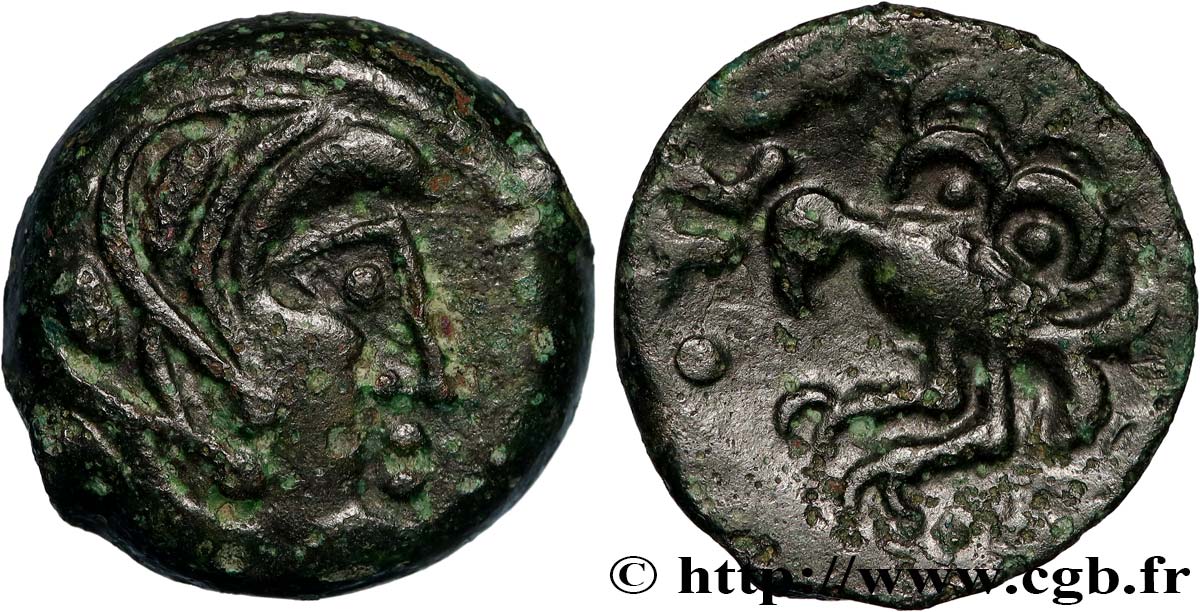 SÉNONS (région de Sens) Bronze YLLYCCI à l’oiseau, classe IV TTB/TB+