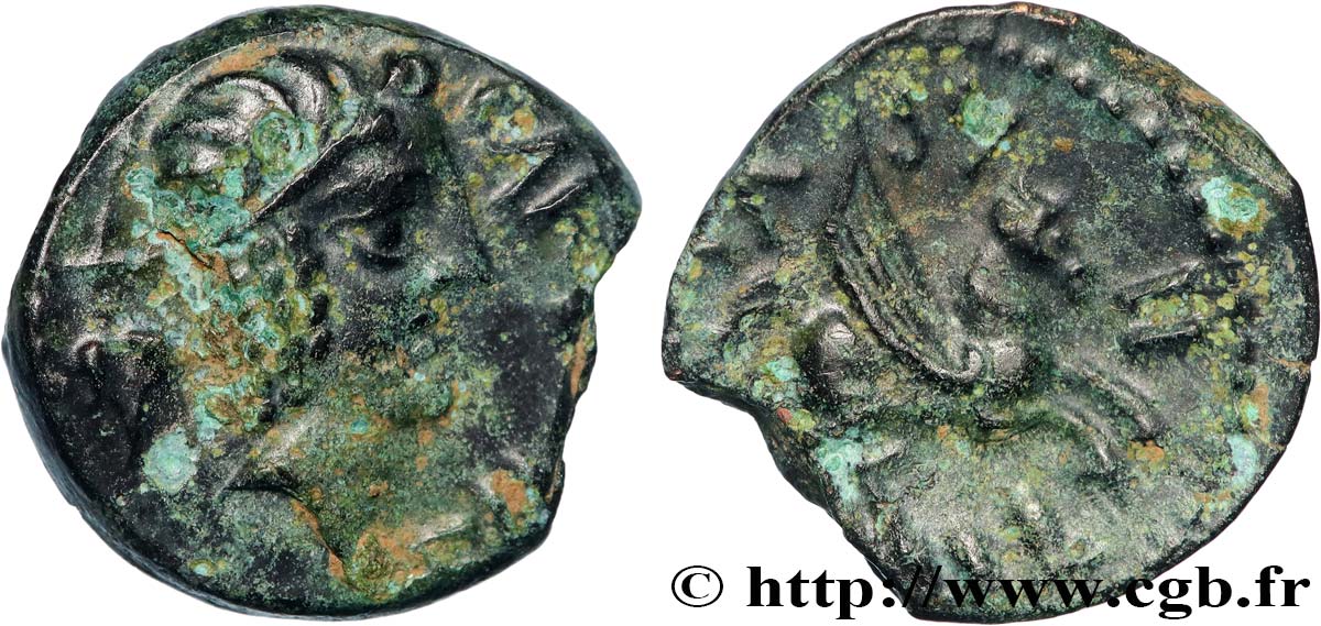 GALLIEN - CARNUTES (Region die Beauce) Bronze TASGIITIOS au pégase fSS