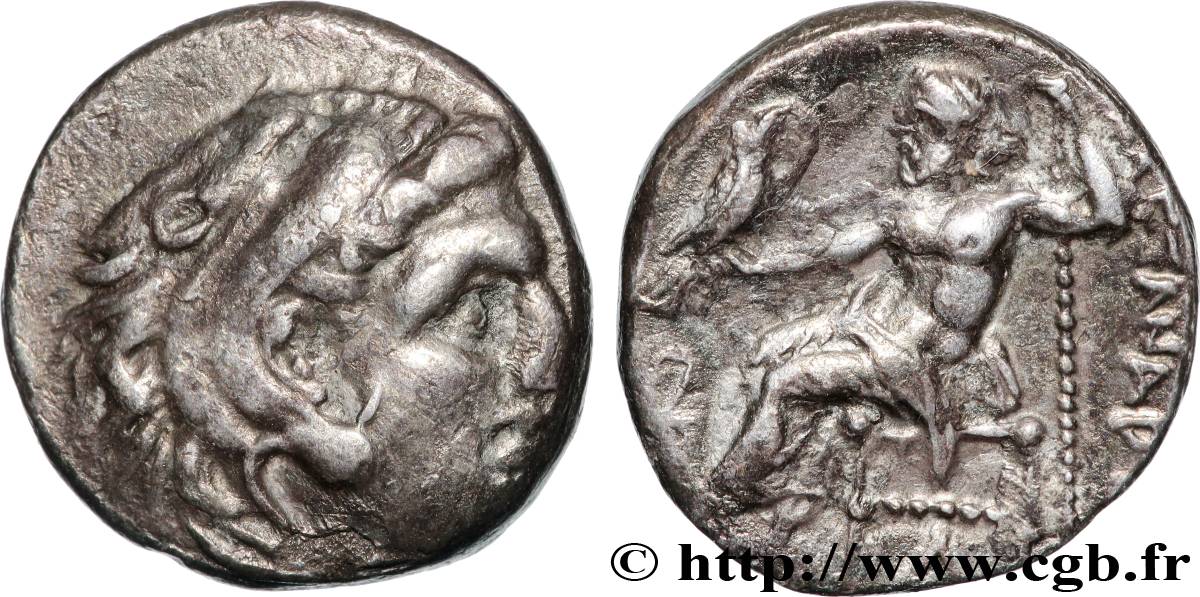 MACÉDOINE - ROYAUME DE MACÉDOINE - PHILIPPE III ARRHIDÉE Drachme TTB