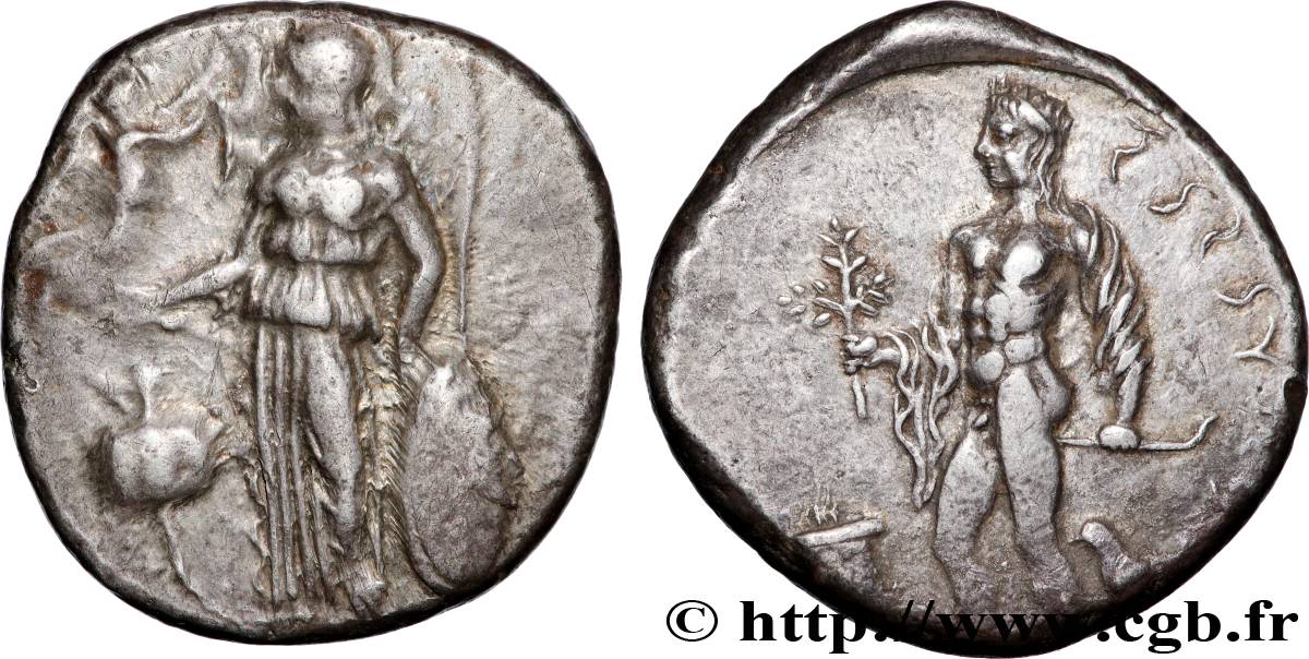 PAMPHYLIE - SIDÉ Statère TTB/TTB+