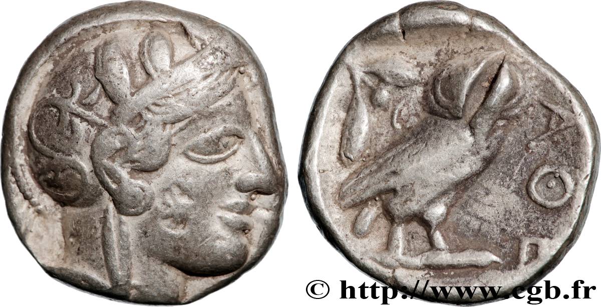 ATTIQUE - ATHÈNES Tétradrachme TTB+/TTB