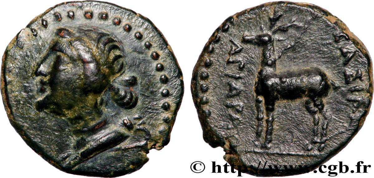 CAPPADOCE - ROYAUME DE CAPPADOCE - ARIARATHES X EUSEBES PHILADELPHE Unité TTB+