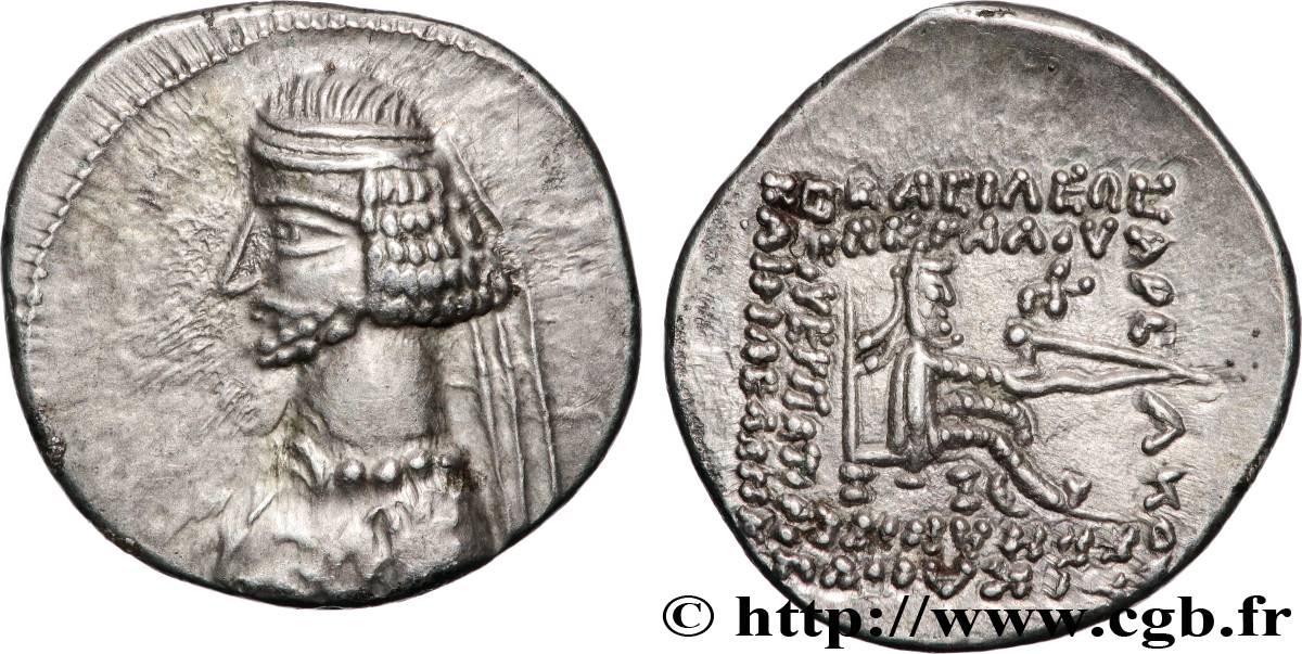 ROYAUME PARTHE - MITHRIDATES III Drachme SUP