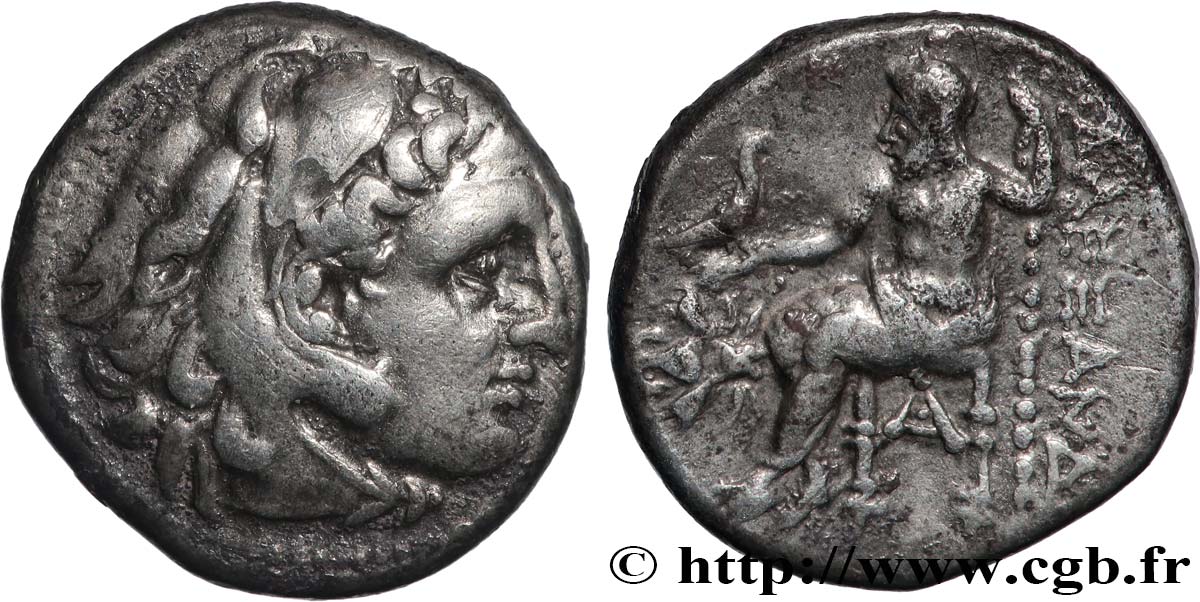 MACEDONIA - KINGDOM OF MACEDONIA - PHILIPP III ARRHIDAEUS Drachme XF