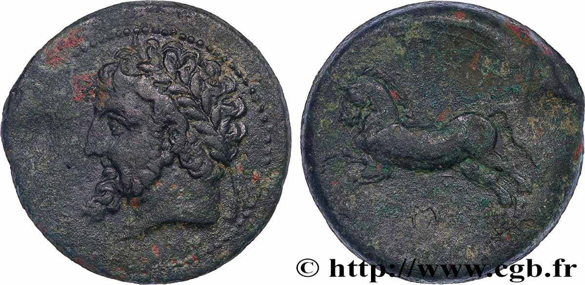 NUMIDIE - ROYAUME DE NUMIDIE - MASSINISSA ou MICIPSA Unité TTB+