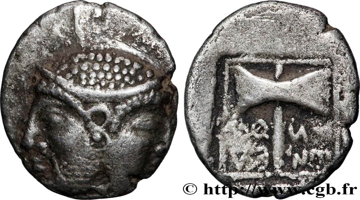 TROADE - TÉNÉDOS Hemidrachme TTB