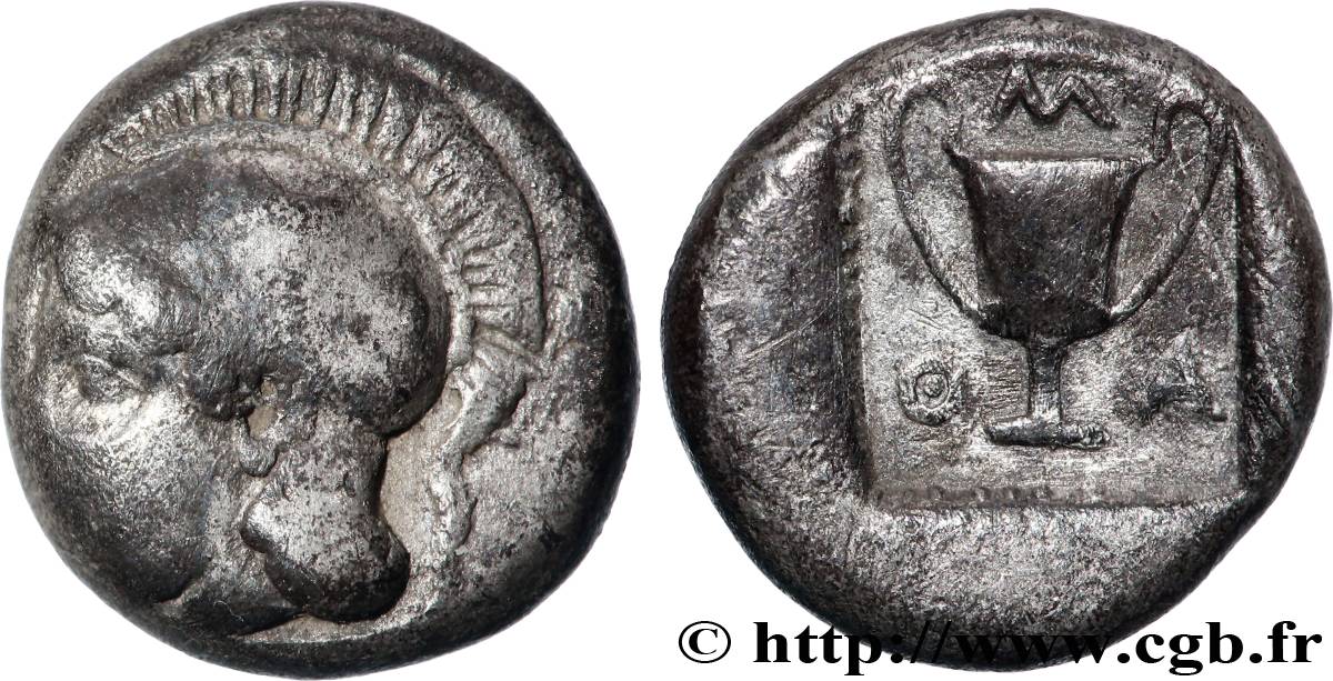 ÉOLIDE - ÎLE DE LESBOS - METHYMNA Drachme TTB