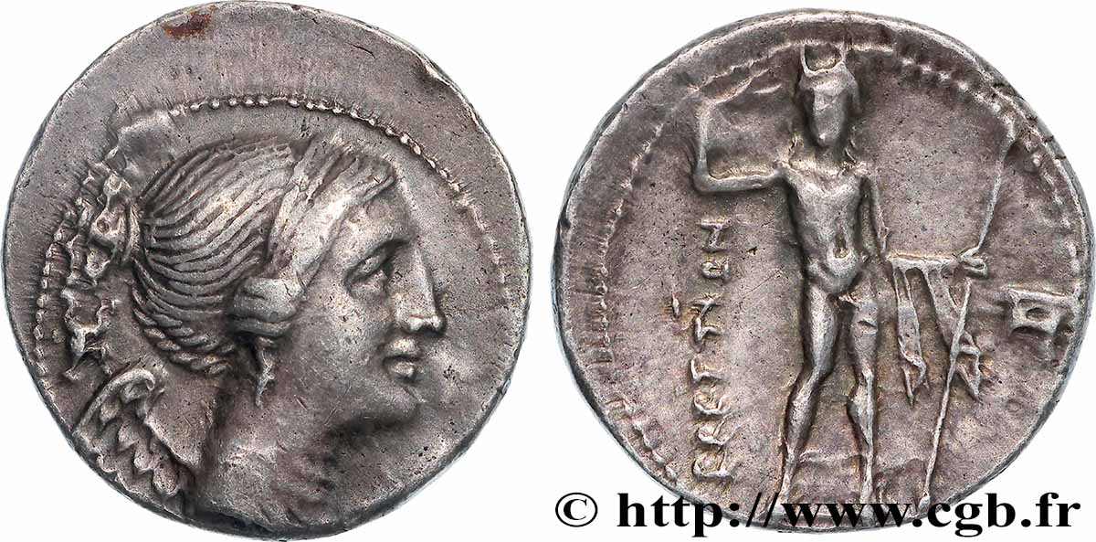 BRUTTIUM - BRUTTII - LES BRETTIENS Drachme SUP