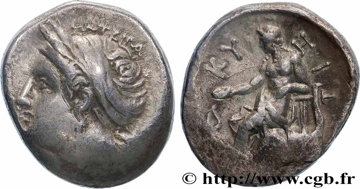 MYSIE - CYZIQUE Tétradrachme TTB/TTB+
