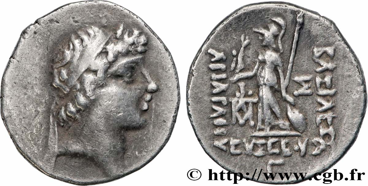 CAPPADOCE - ROYAUME DE CAPPADOCE - ARIARATHES IX EUSEBES PHILOPATOR Drachme TTB/TTB+